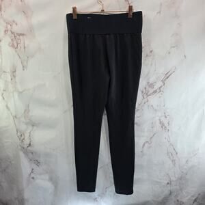 Chicos Pants Womens 0 4 Black Ankle High Rise Crop Stretch Pull On Leggings